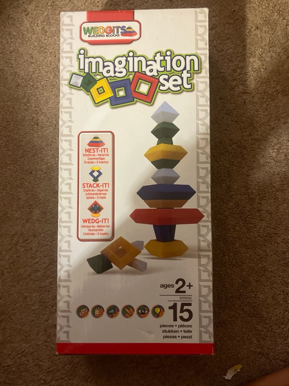Widgets building blocks imagination set 15 piece